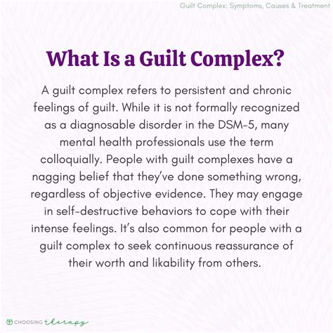 how to describe guilt